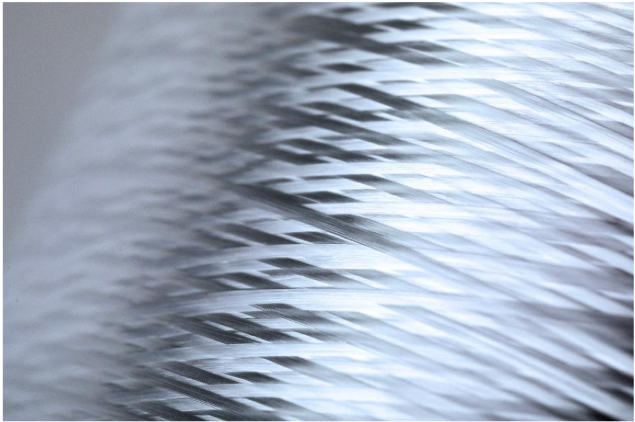 A close up of Dyneema fibers